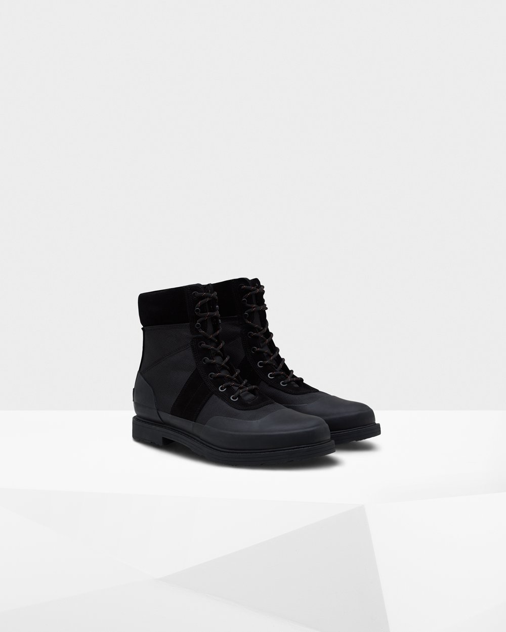 Mens Ankle Boots - Hunter Original Insulateds (75KUOBDIW) - Black